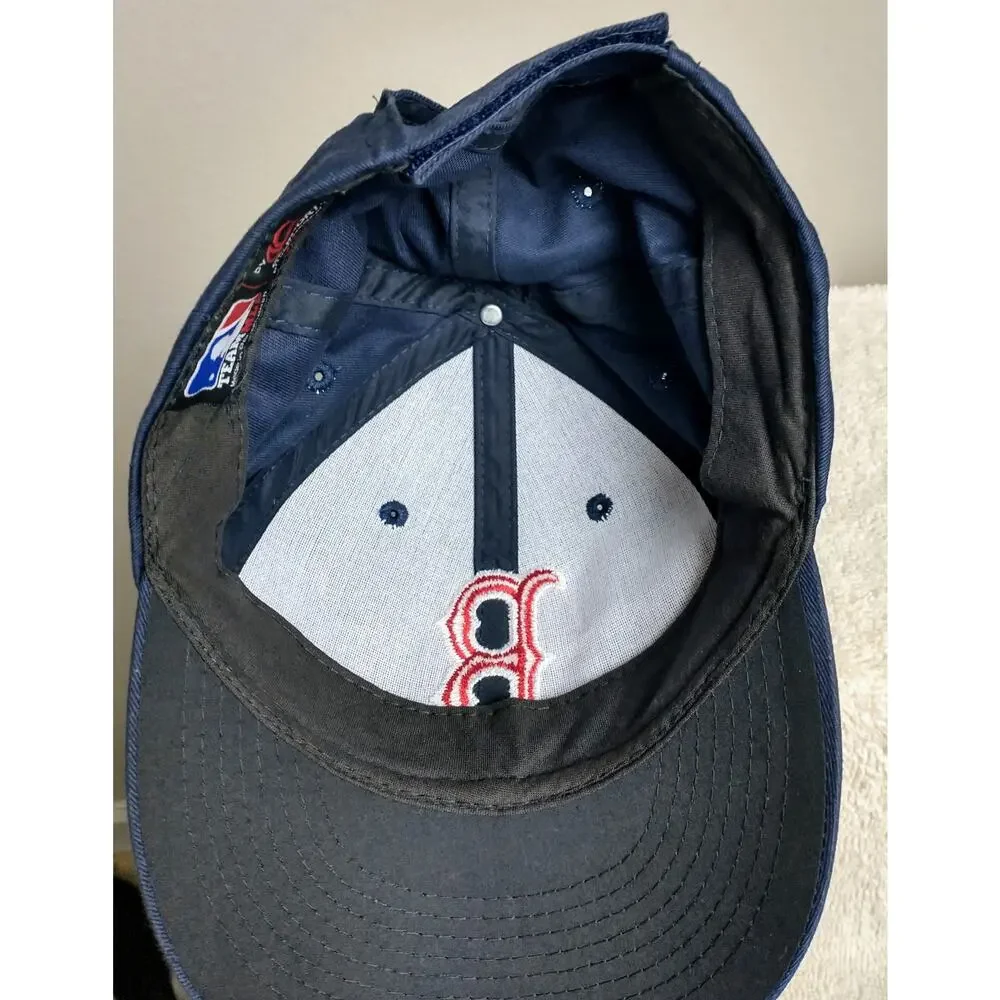 Boston Red Sox Strap Back Adjustable Baseball Cap Hat. Youth. Dark blue